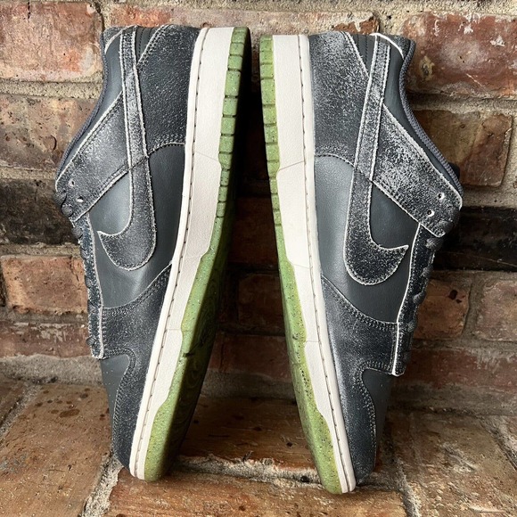 Nike Gray Athletic Shoes with Green Accents main image 6